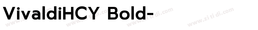 VivaldiHCY Bold字体转换